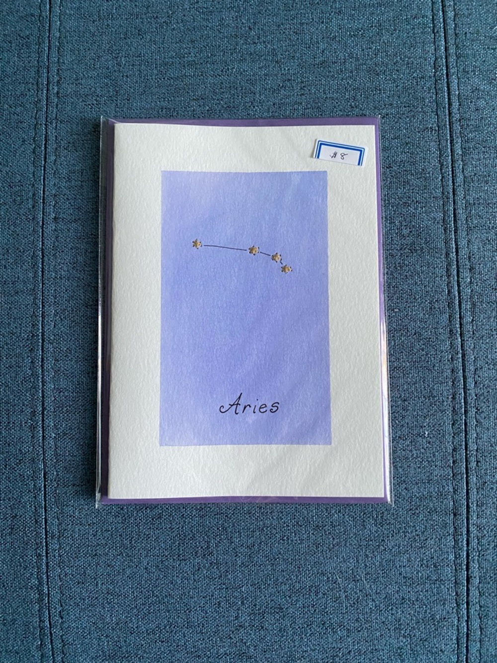 3 for $22 | Handmade Aries Zodiac Greeting Card